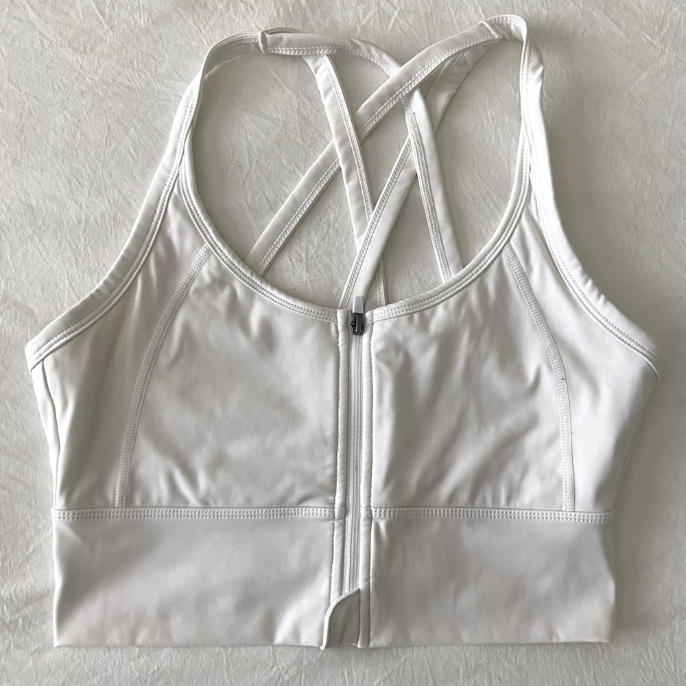 Balance Athletica white Revive Sports Bra